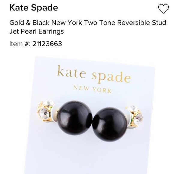 kate spade -“Dainty Sparklers” Reversible Earrings - Picture 2 of 5